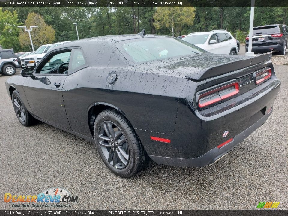 2019 Dodge Challenger GT AWD Pitch Black / Black Photo #4