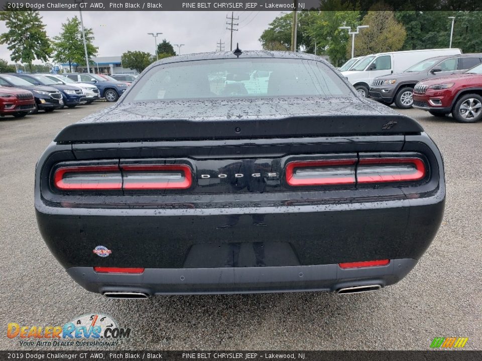 2019 Dodge Challenger GT AWD Pitch Black / Black Photo #5