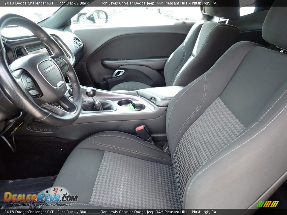 2018 Dodge Challenger R/T Pitch Black / Black Photo #11