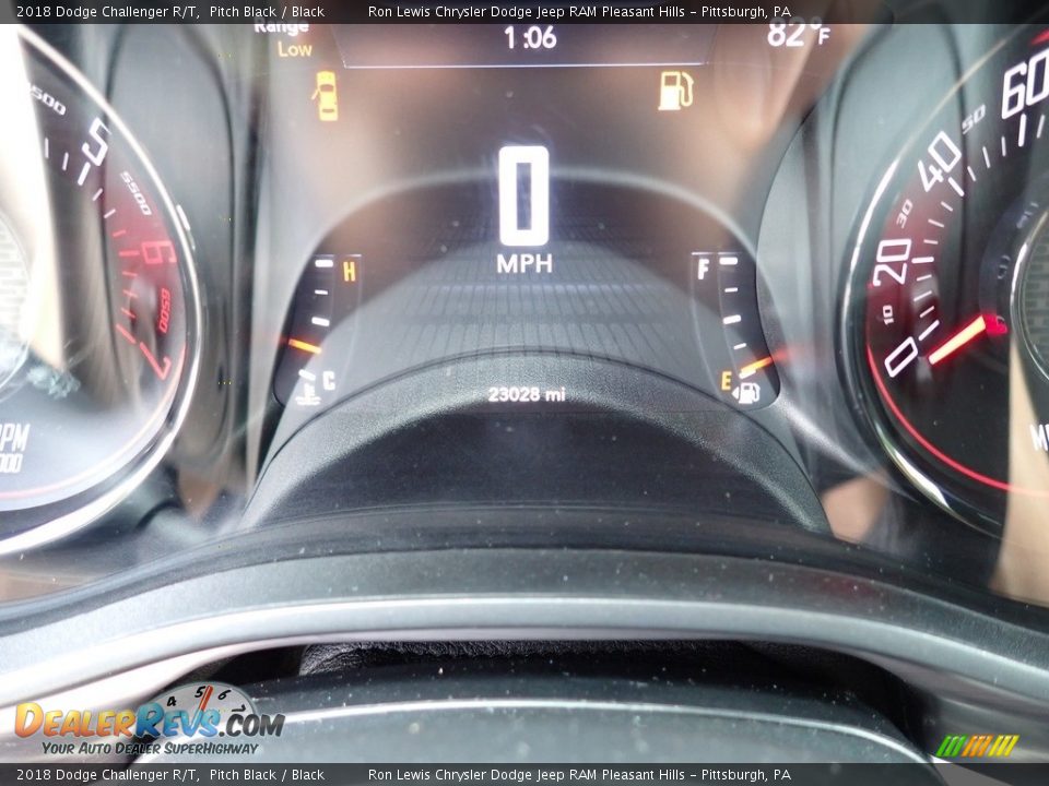 2018 Dodge Challenger R/T Pitch Black / Black Photo #20