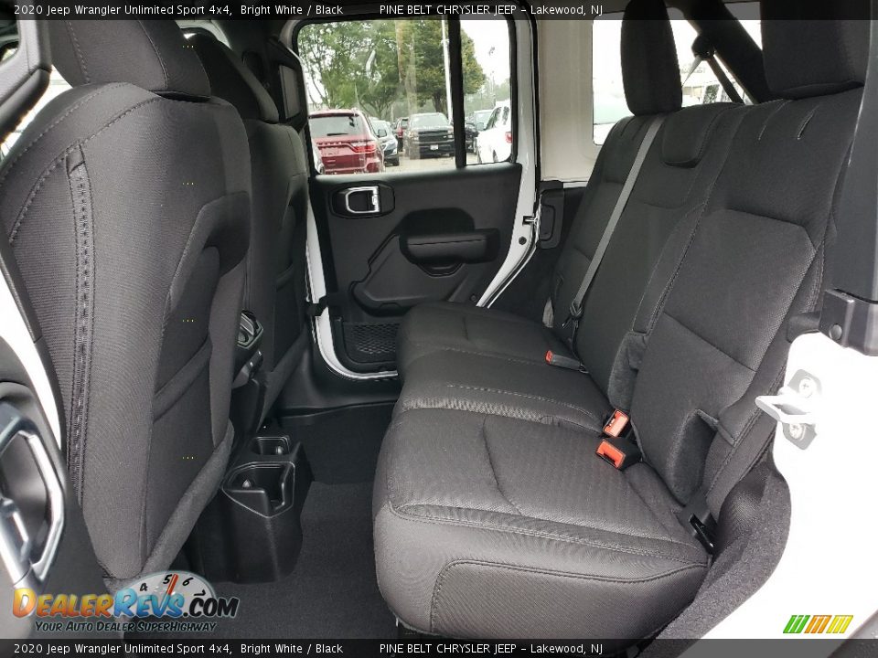 2020 Jeep Wrangler Unlimited Sport 4x4 Bright White / Black Photo #6