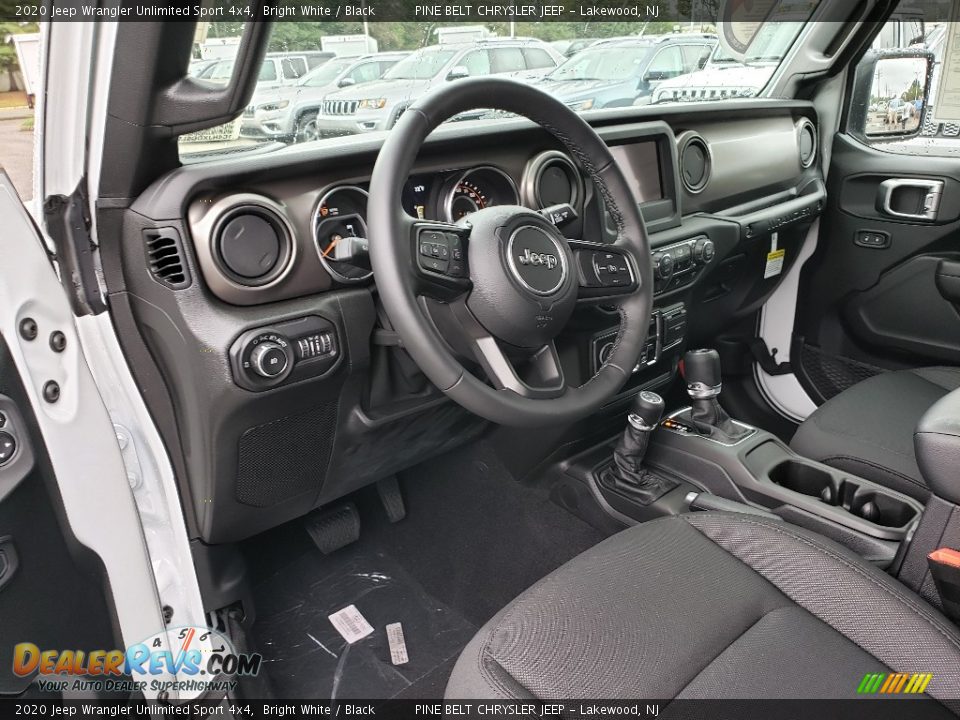 Black Interior - 2020 Jeep Wrangler Unlimited Sport 4x4 Photo #7