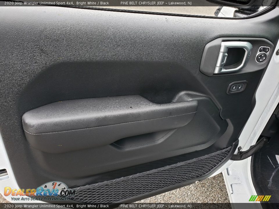 2020 Jeep Wrangler Unlimited Sport 4x4 Bright White / Black Photo #8