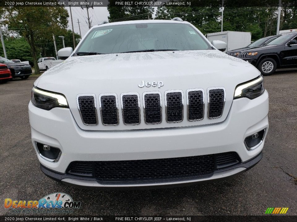 2020 Jeep Cherokee Limited 4x4 Bright White / Black Photo #2