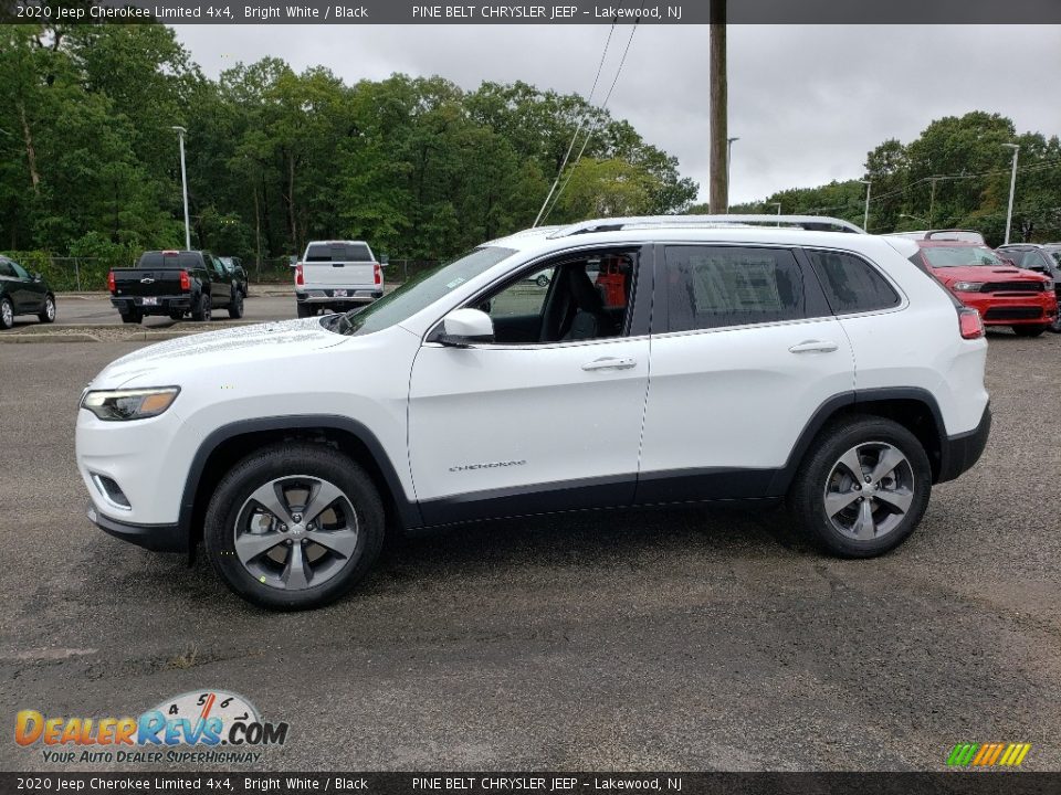 Bright White 2020 Jeep Cherokee Limited 4x4 Photo #3