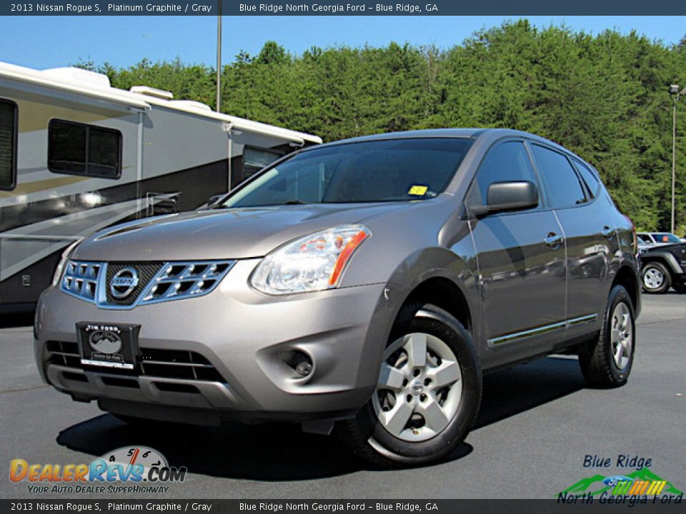 2013 Nissan Rogue S Platinum Graphite / Gray Photo #1