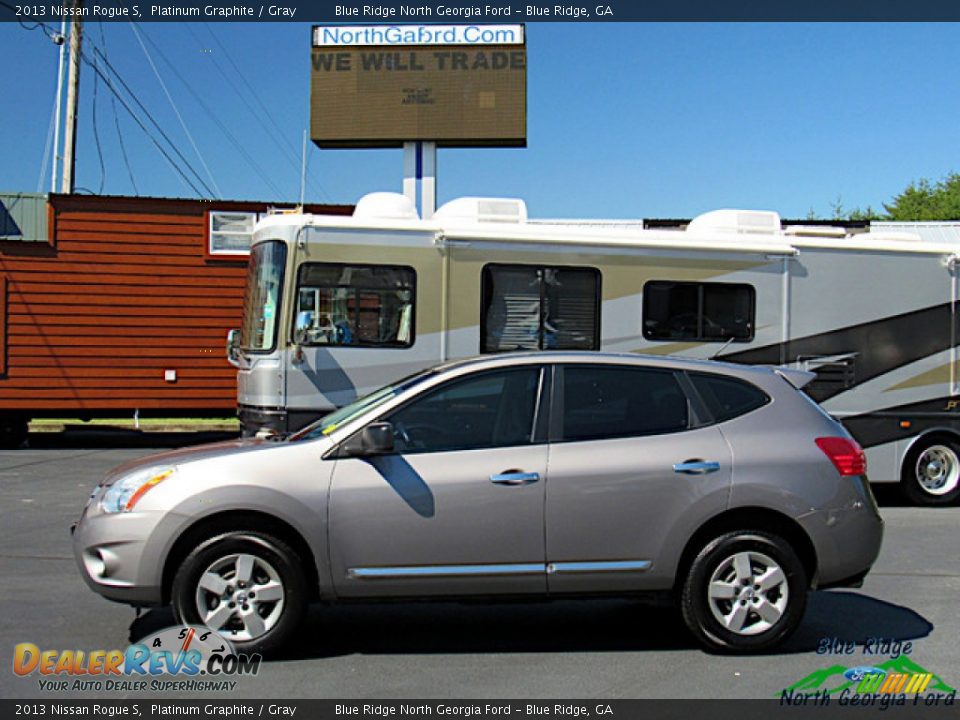 2013 Nissan Rogue S Platinum Graphite / Gray Photo #2