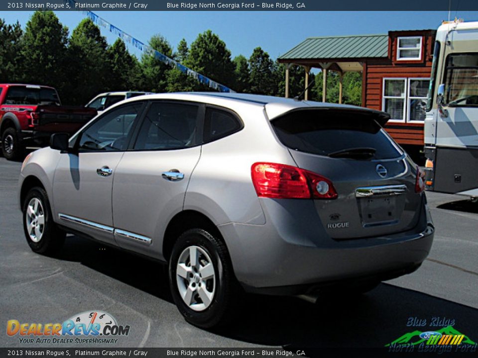 2013 Nissan Rogue S Platinum Graphite / Gray Photo #3