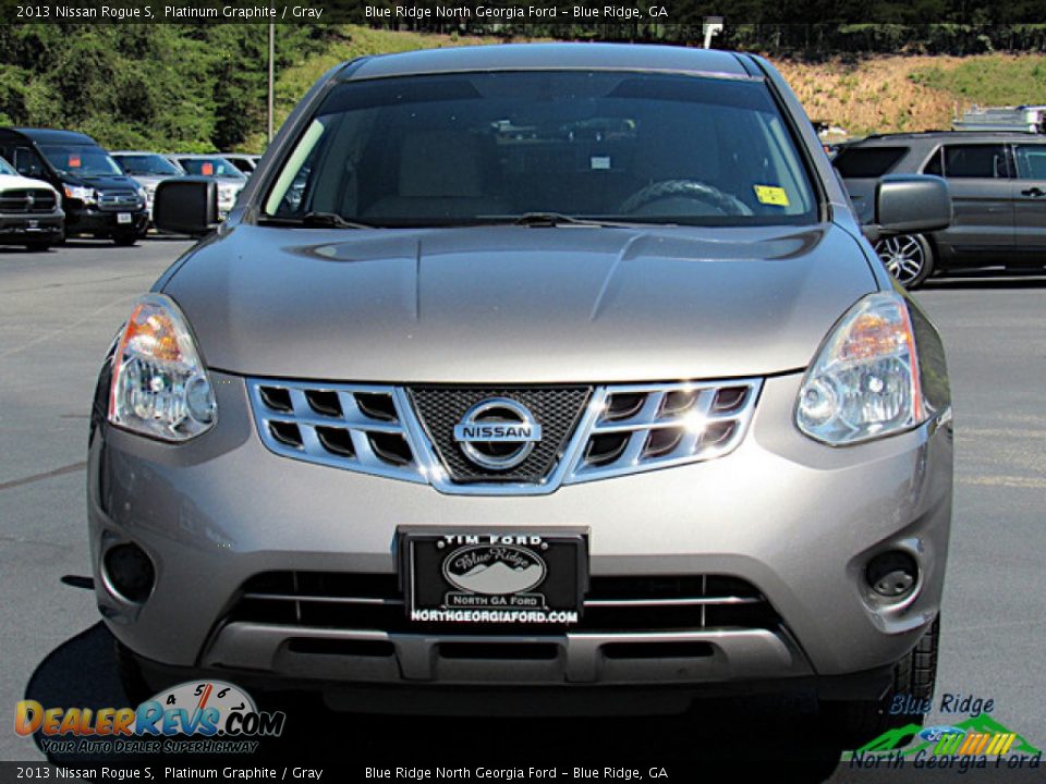 2013 Nissan Rogue S Platinum Graphite / Gray Photo #8