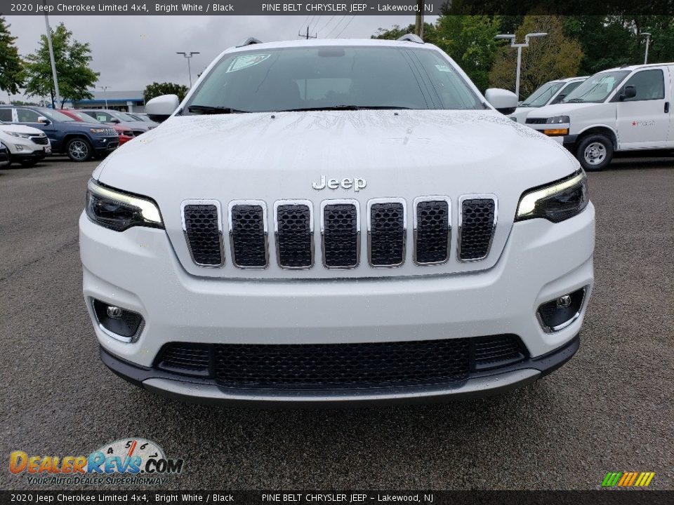 2020 Jeep Cherokee Limited 4x4 Bright White / Black Photo #2