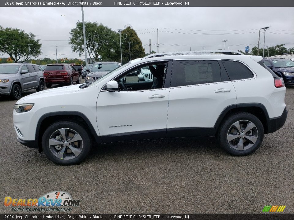 Bright White 2020 Jeep Cherokee Limited 4x4 Photo #3