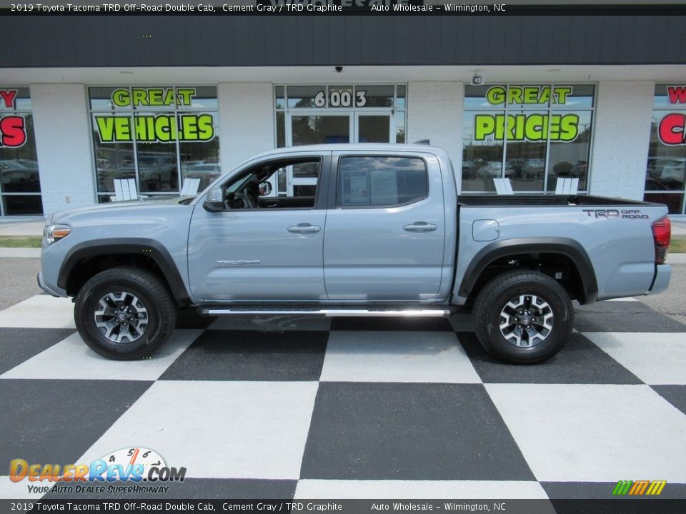 2019 Toyota Tacoma TRD Off-Road Double Cab Cement Gray / TRD Graphite Photo #1