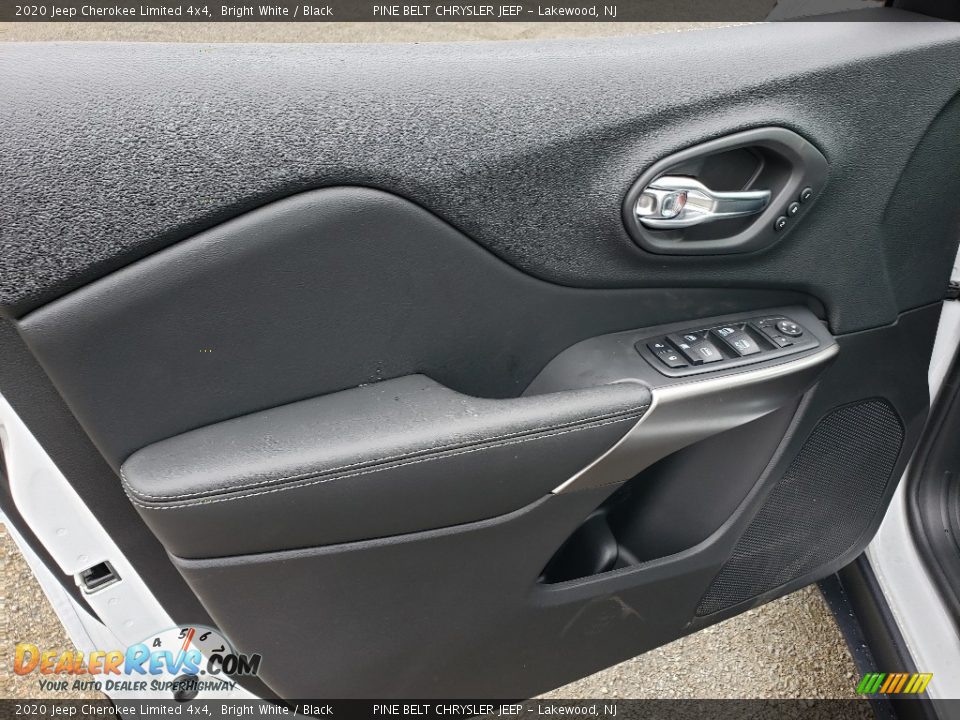 2020 Jeep Cherokee Limited 4x4 Bright White / Black Photo #8