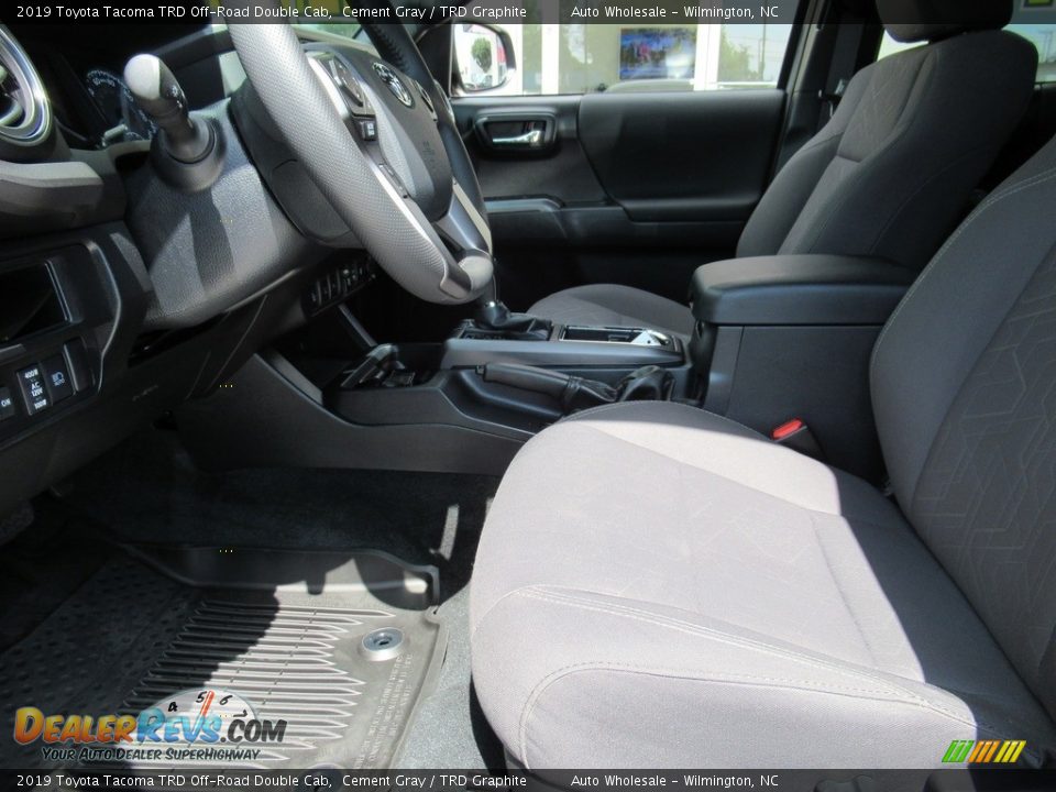 2019 Toyota Tacoma TRD Off-Road Double Cab Cement Gray / TRD Graphite Photo #11