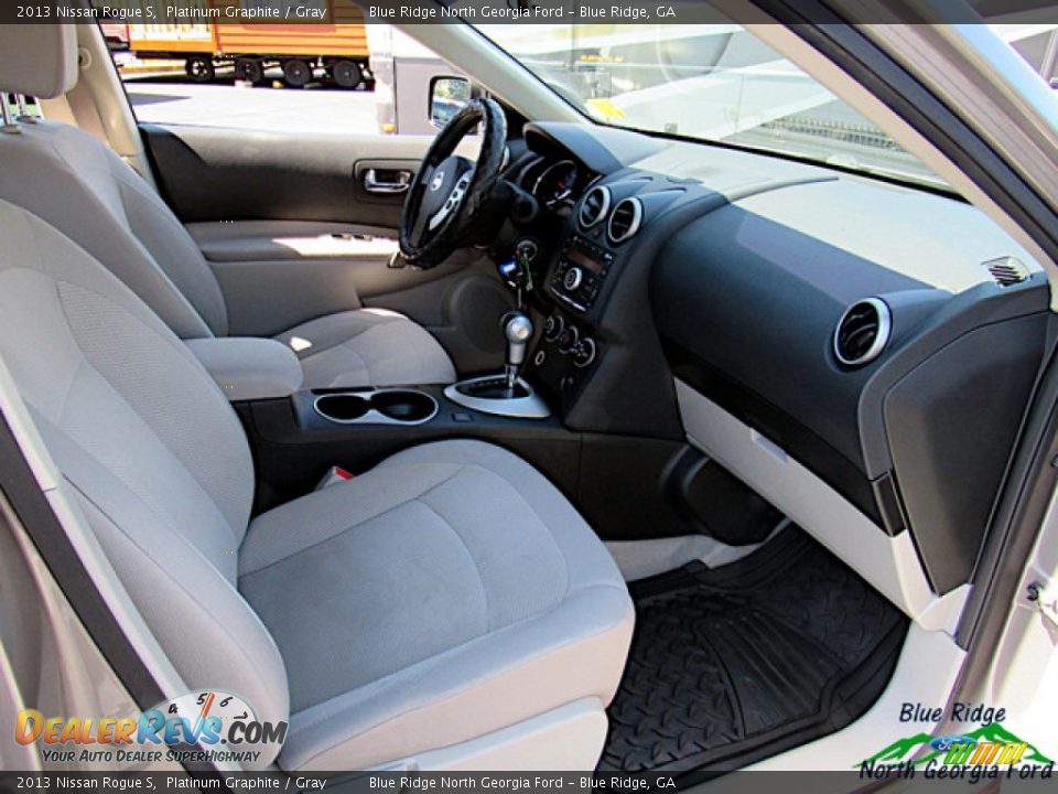 2013 Nissan Rogue S Platinum Graphite / Gray Photo #27