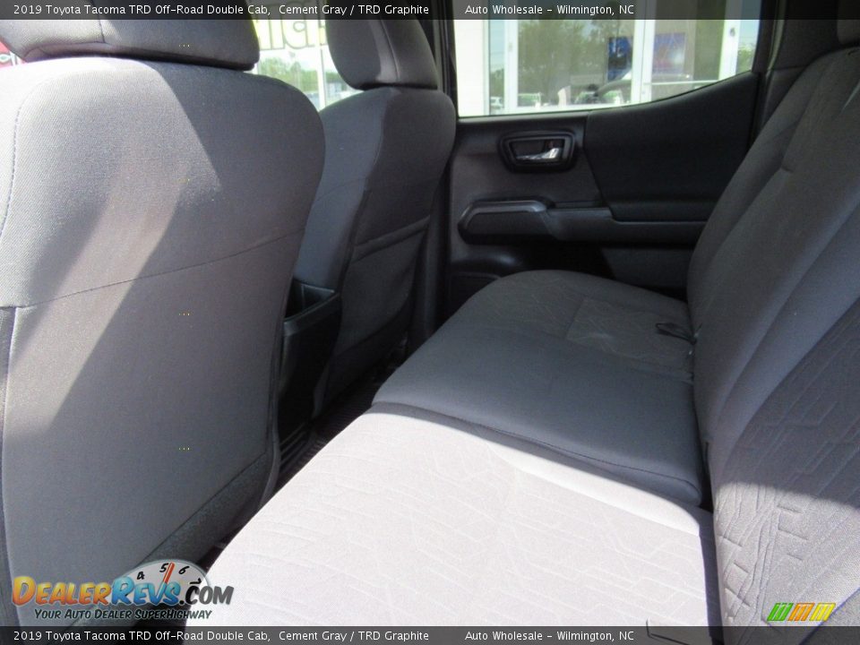 2019 Toyota Tacoma TRD Off-Road Double Cab Cement Gray / TRD Graphite Photo #12