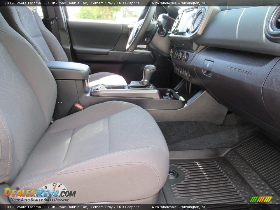 2019 Toyota Tacoma TRD Off-Road Double Cab Cement Gray / TRD Graphite Photo #13
