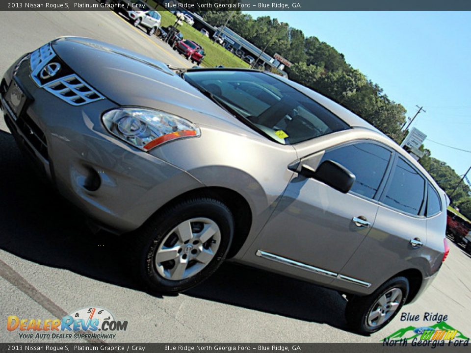 2013 Nissan Rogue S Platinum Graphite / Gray Photo #29