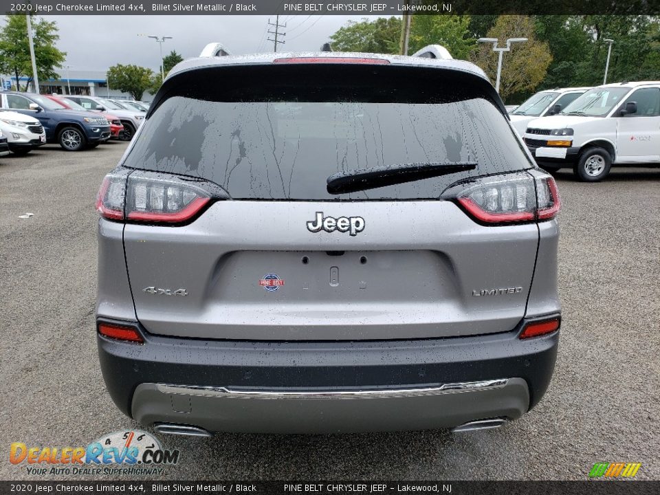 2020 Jeep Cherokee Limited 4x4 Billet Silver Metallic / Black Photo #5
