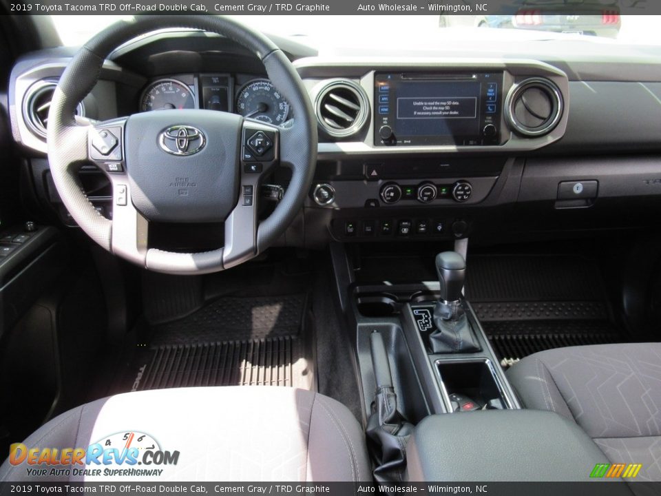 2019 Toyota Tacoma TRD Off-Road Double Cab Cement Gray / TRD Graphite Photo #15