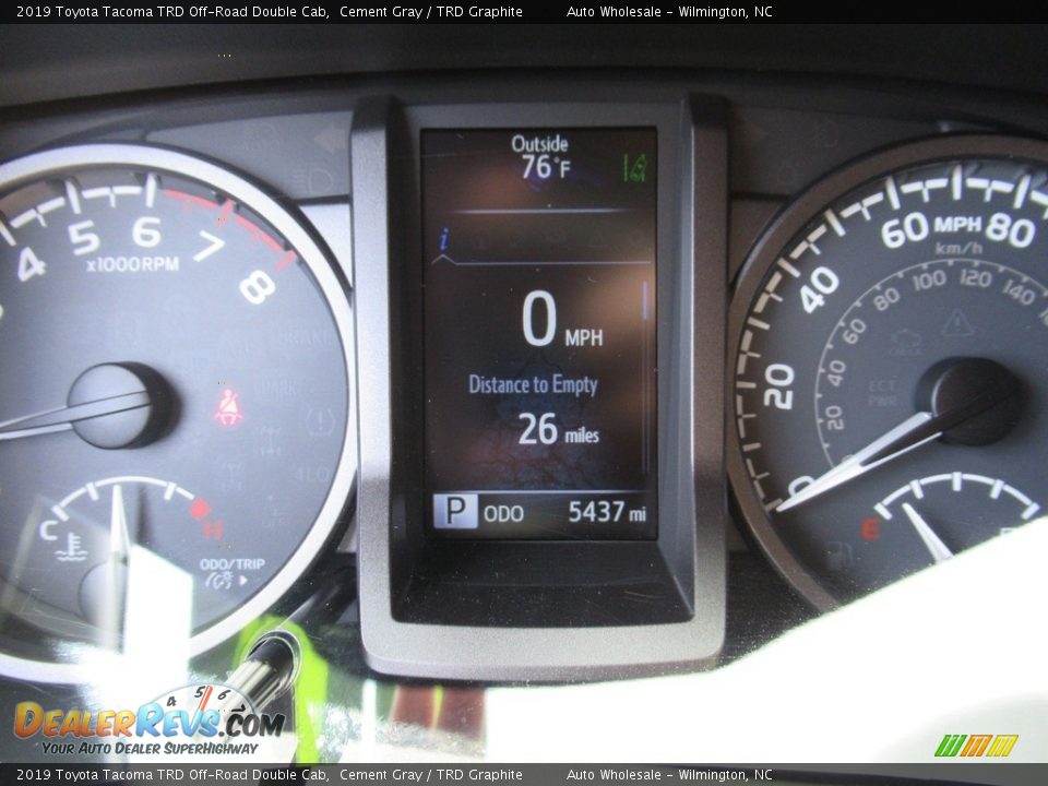 2019 Toyota Tacoma TRD Off-Road Double Cab Cement Gray / TRD Graphite Photo #16