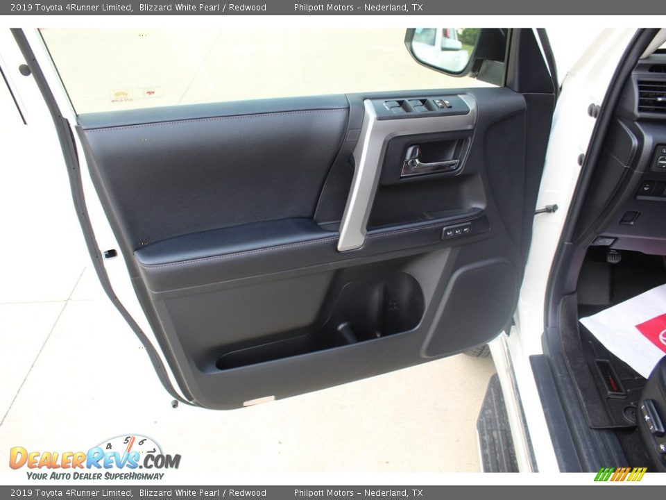 2019 Toyota 4Runner Limited Blizzard White Pearl / Redwood Photo #9