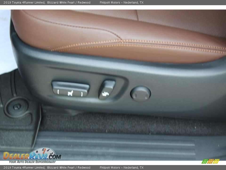 2019 Toyota 4Runner Limited Blizzard White Pearl / Redwood Photo #11