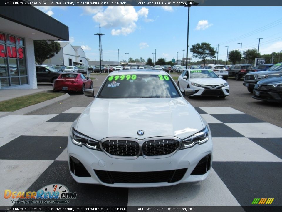 2020 BMW 3 Series M340i xDrive Sedan Mineral White Metallic / Black Photo #2