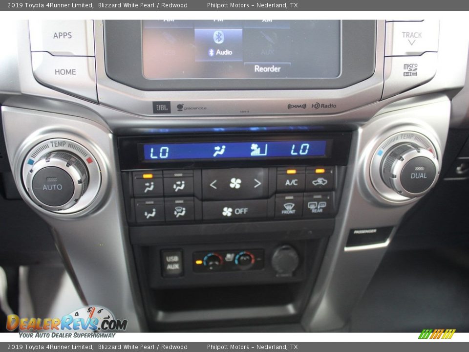 2019 Toyota 4Runner Limited Blizzard White Pearl / Redwood Photo #17