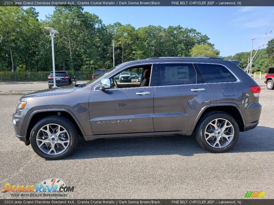 2020 Jeep Grand Cherokee Overland 4x4 Granite Crystal Metallic / Dark Sienna Brown/Black Photo #3