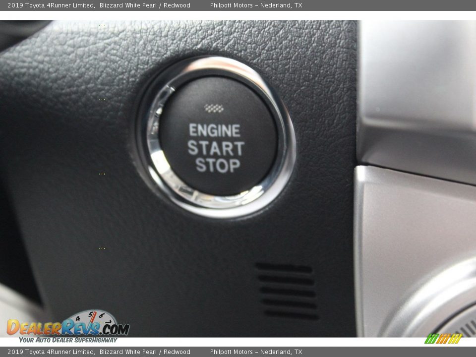 2019 Toyota 4Runner Limited Blizzard White Pearl / Redwood Photo #18