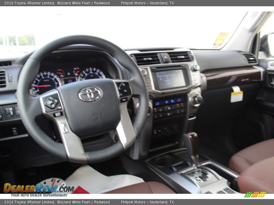 2019 Toyota 4Runner Limited Blizzard White Pearl / Redwood Photo #22