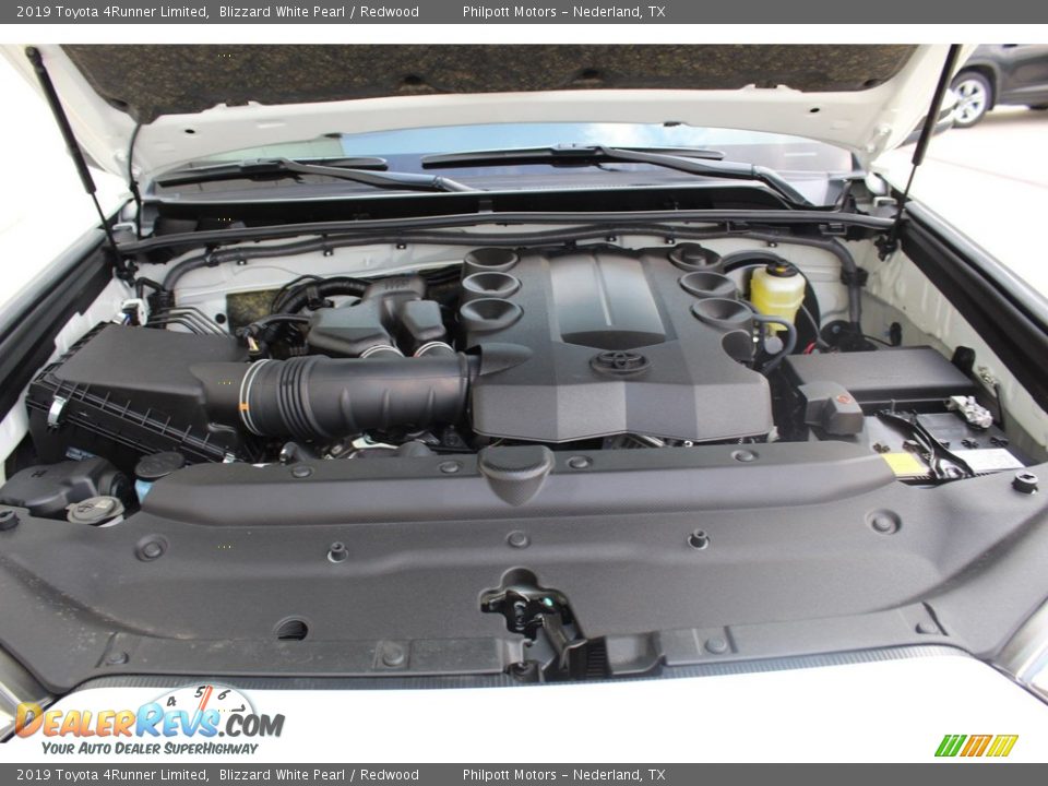 2019 Toyota 4Runner Limited Blizzard White Pearl / Redwood Photo #25