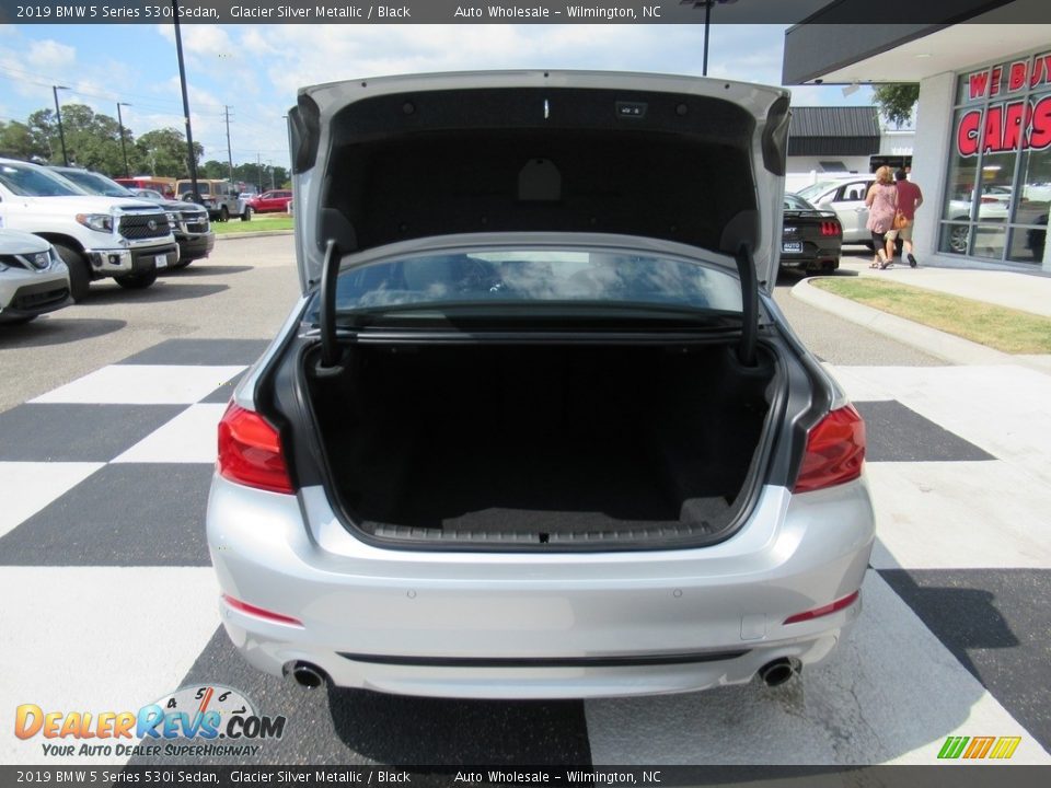 2019 BMW 5 Series 530i Sedan Glacier Silver Metallic / Black Photo #5