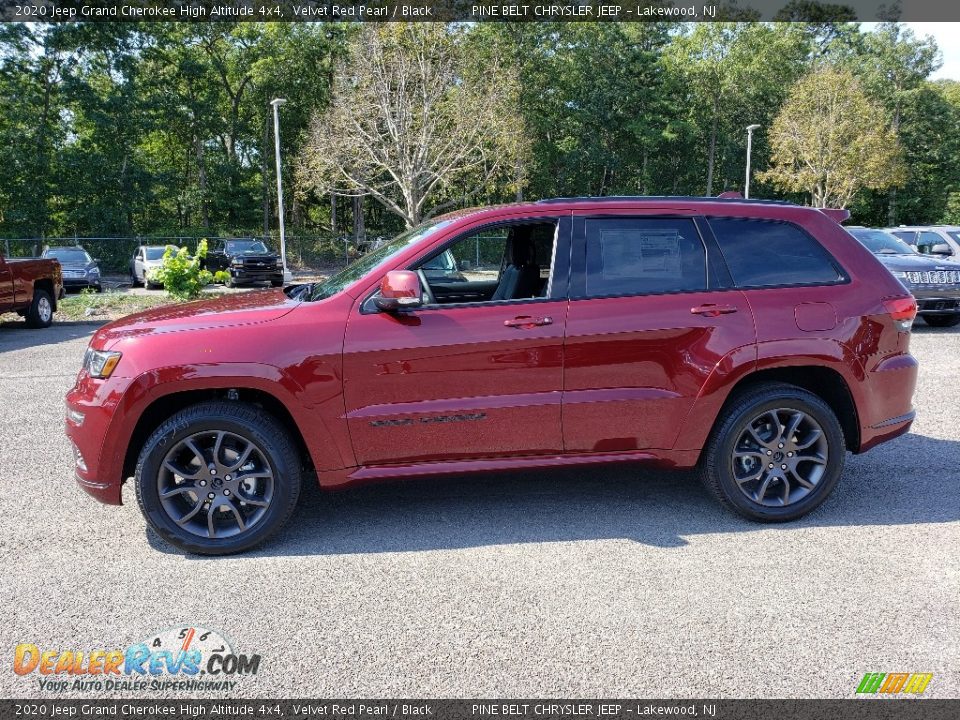 2020 Jeep Grand Cherokee High Altitude 4x4 Velvet Red Pearl / Black Photo #3