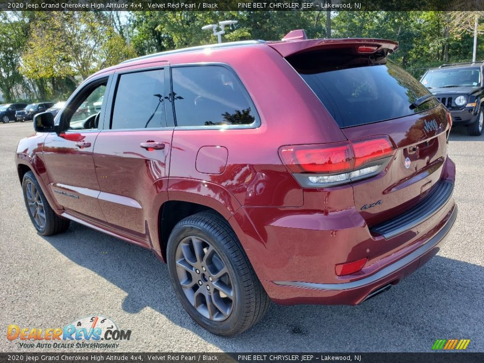 2020 Jeep Grand Cherokee High Altitude 4x4 Velvet Red Pearl / Black Photo #4