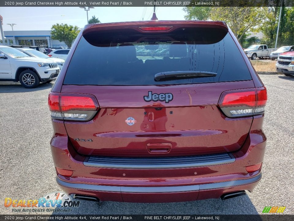 2020 Jeep Grand Cherokee High Altitude 4x4 Velvet Red Pearl / Black Photo #5