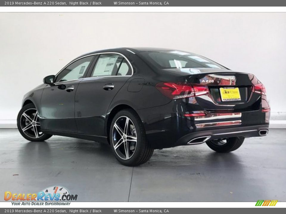 2019 Mercedes-Benz A 220 Sedan Night Black / Black Photo #2