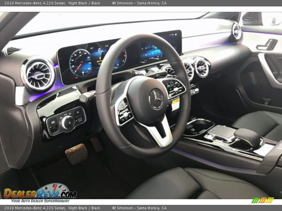 2019 Mercedes-Benz A 220 Sedan Night Black / Black Photo #4