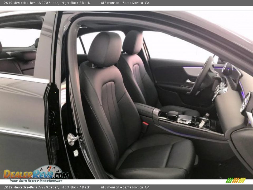 2019 Mercedes-Benz A 220 Sedan Night Black / Black Photo #5