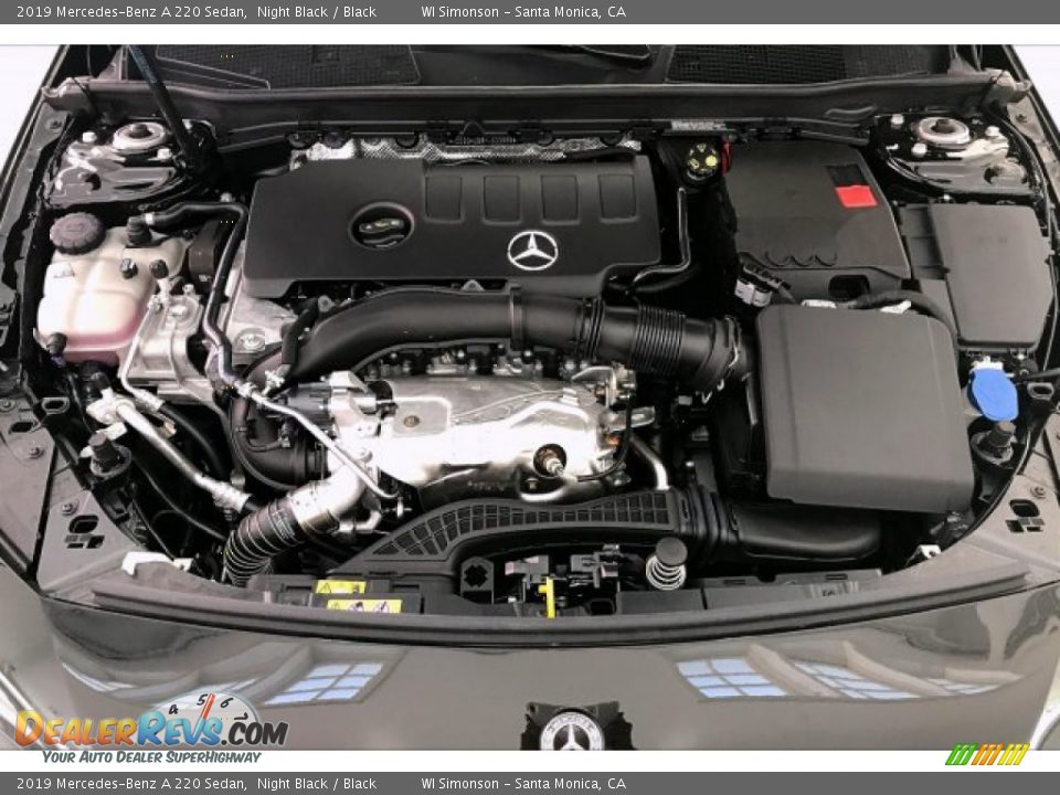 2019 Mercedes-Benz A 220 Sedan Night Black / Black Photo #8