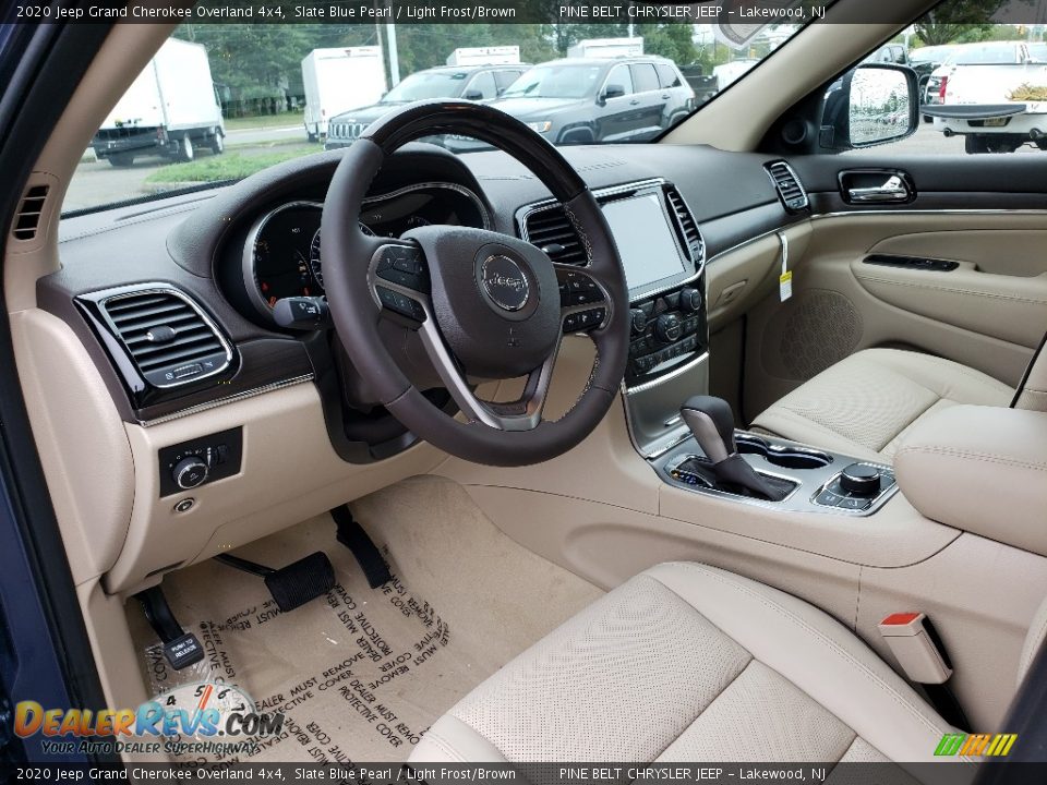 Light Frost/Brown Interior - 2020 Jeep Grand Cherokee Overland 4x4 Photo #7