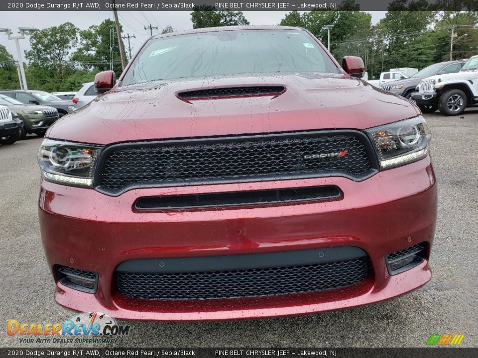 2020 Dodge Durango R/T AWD Octane Red Pearl / Sepia/Black Photo #2