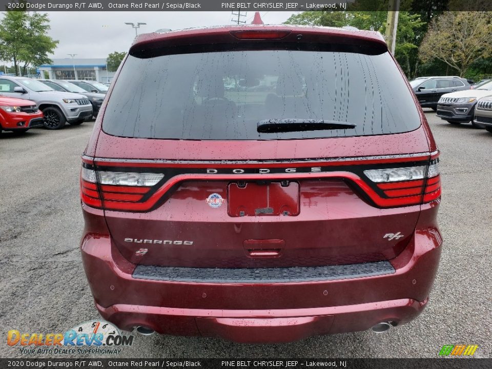 2020 Dodge Durango R/T AWD Octane Red Pearl / Sepia/Black Photo #4