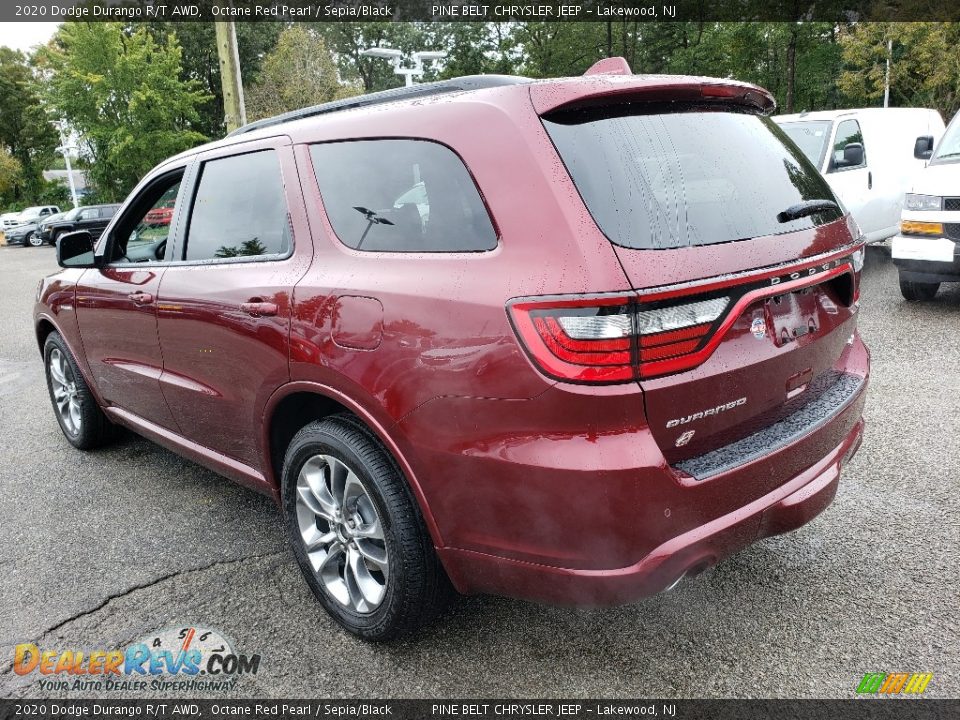 2020 Dodge Durango R/T AWD Octane Red Pearl / Sepia/Black Photo #5