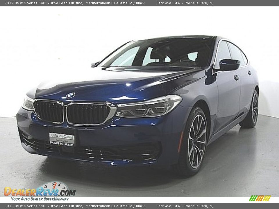 2019 BMW 6 Series 640i xDrive Gran Turismo Mediterranean Blue Metallic / Black Photo #1