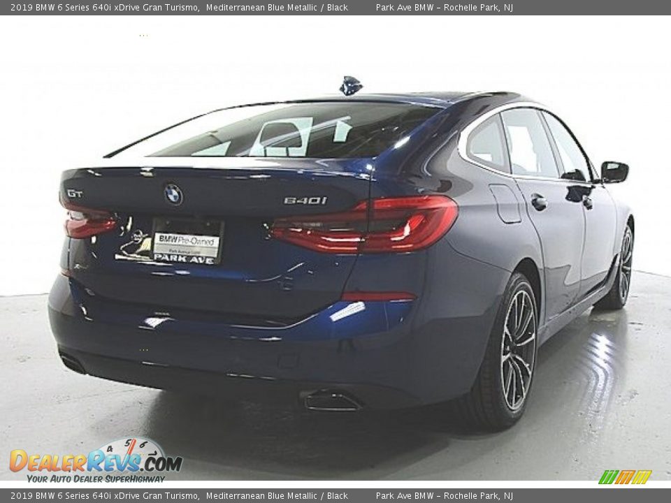 2019 BMW 6 Series 640i xDrive Gran Turismo Mediterranean Blue Metallic / Black Photo #4