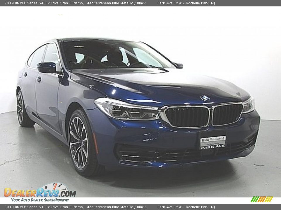 2019 BMW 6 Series 640i xDrive Gran Turismo Mediterranean Blue Metallic / Black Photo #5