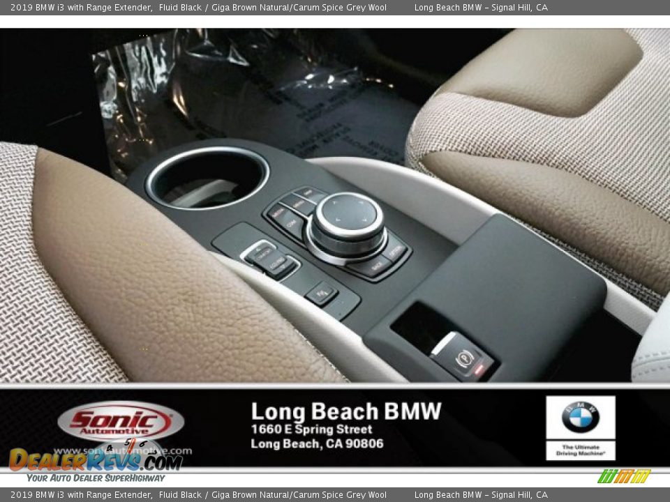 2019 BMW i3 with Range Extender Fluid Black / Giga Brown Natural/Carum Spice Grey Wool Photo #6