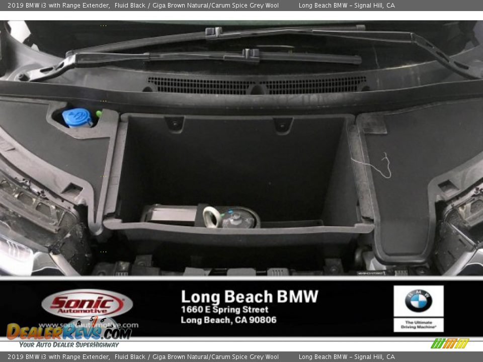 2019 BMW i3 with Range Extender Fluid Black / Giga Brown Natural/Carum Spice Grey Wool Photo #8